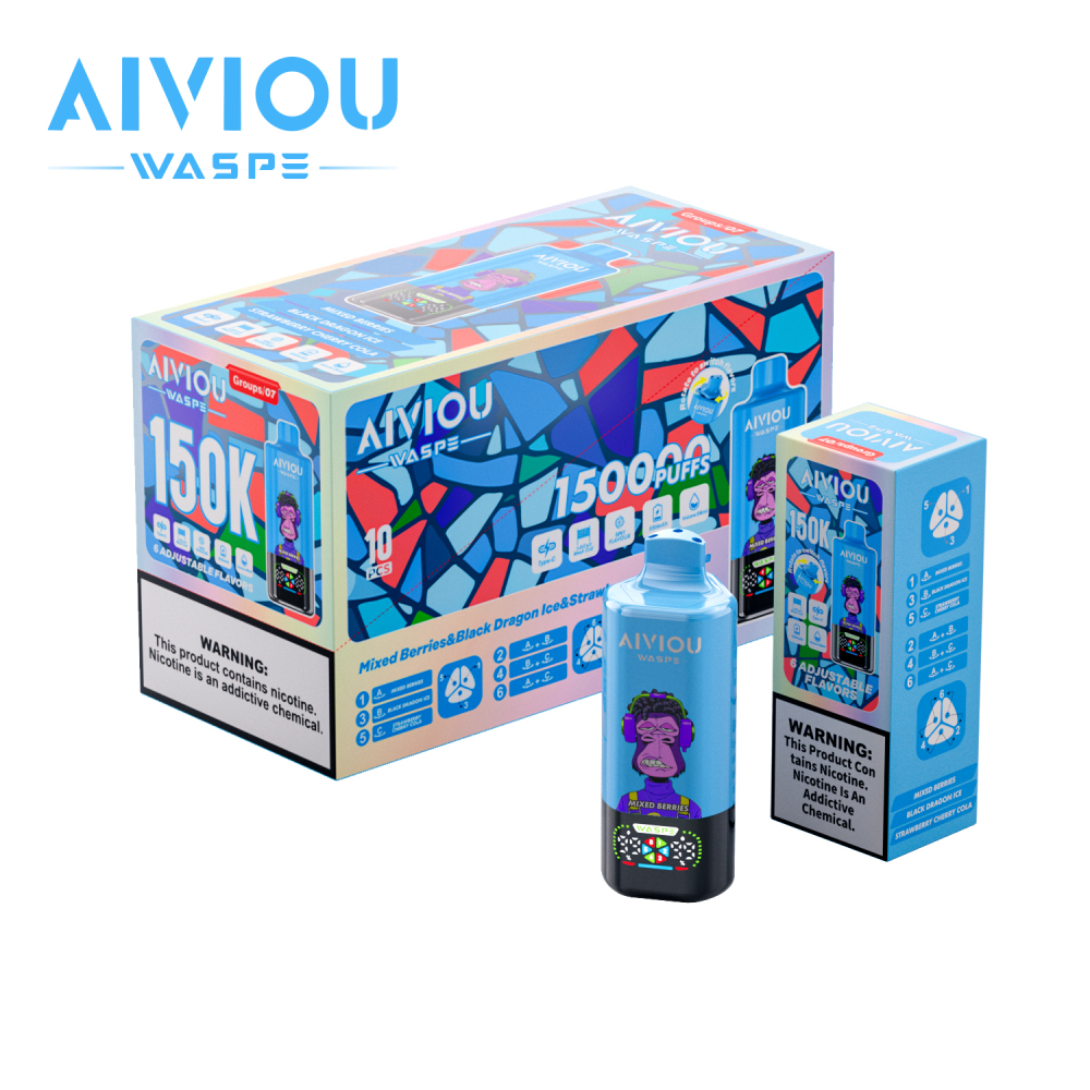 WASPE 6IN1 150000 Puffs Dual Flavor Disposable Vape, Mixed Fruits Combo