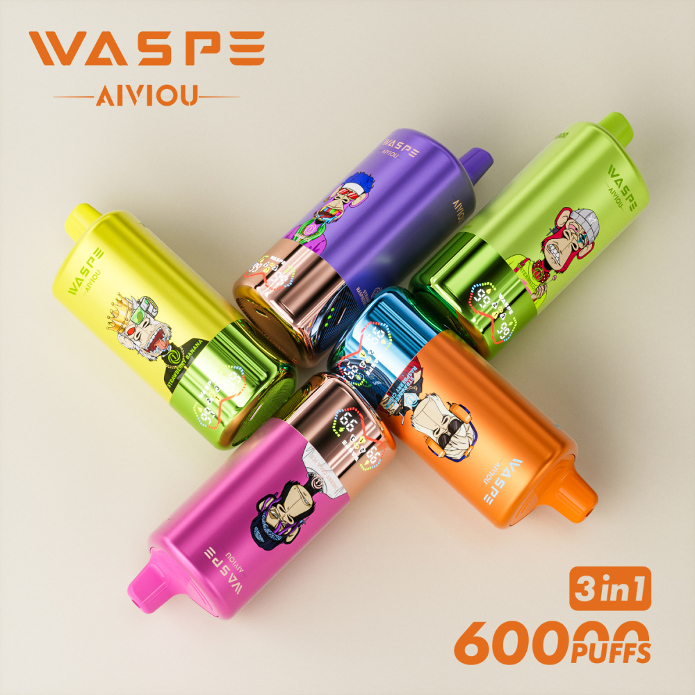 WASPE 3IN1 Ice Mixed Fruits Dual Flavor Disposable Vape, Thick Clouds