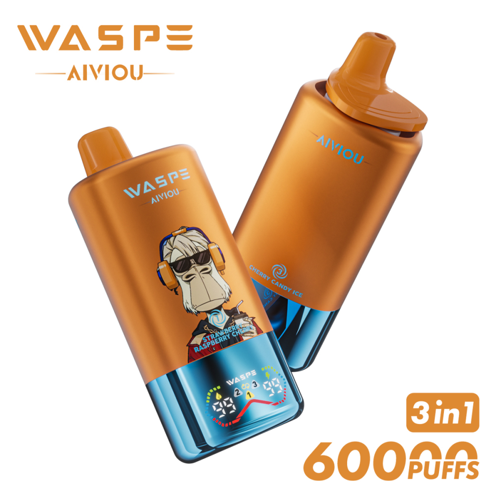 WASPE 3IN1 Ice Mixed Fruits Dual Flavor Disposable Vape, Thick Clouds