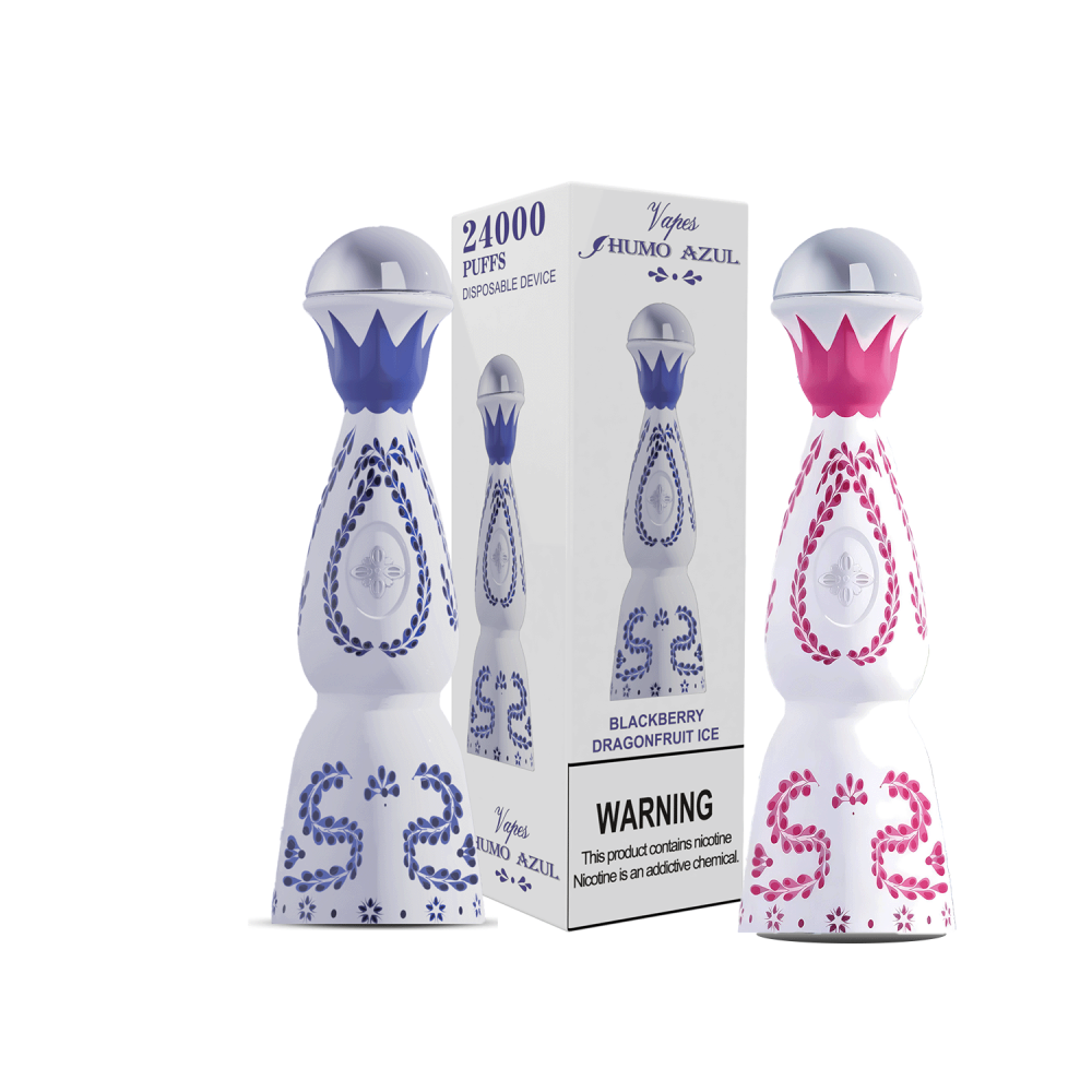 SAIMEO 24000 Puffs Disposable Vape - Black Buddha Tequila Bottle Design