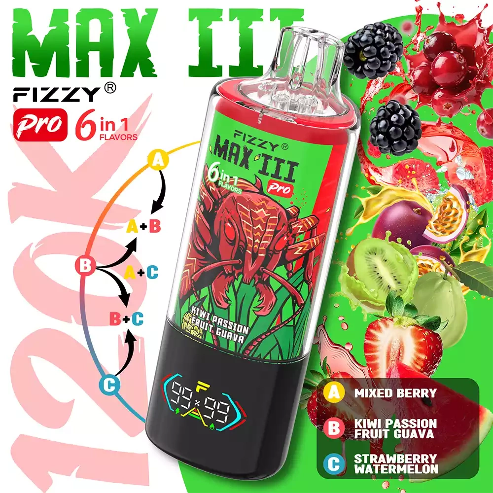 MAX III PRO 120K PUFF (6 in 1）pufss