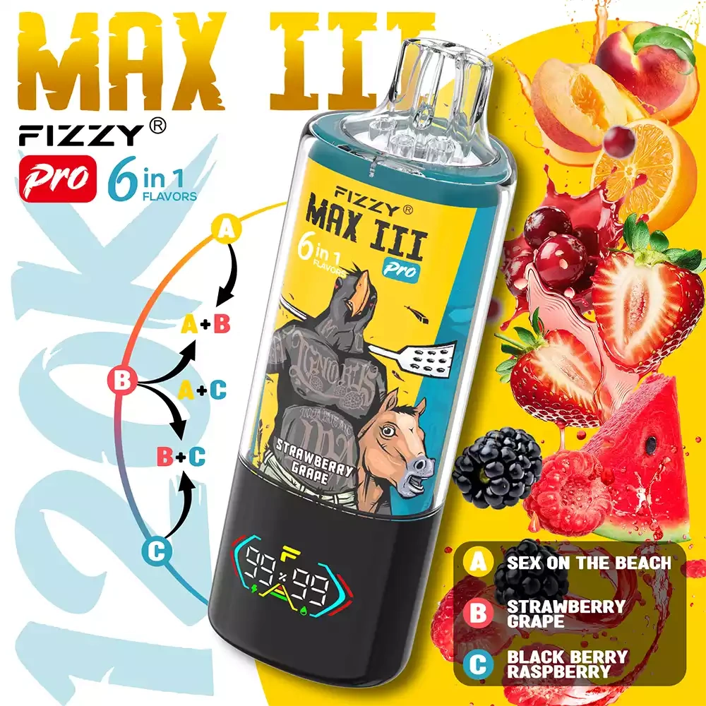 MAX III PRO 120K PUFF (6 in 1）pufss