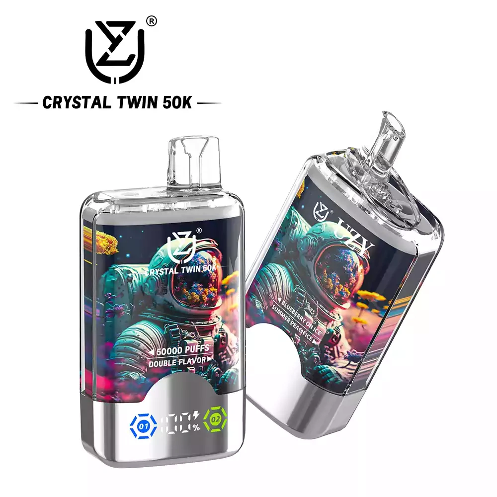 UZY CRYSTAL TWIN 50000 (Double Flavors) pufss