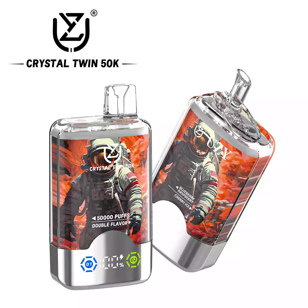 UZY CRYSTAL TWIN 50000 (Double Flavors) pufss