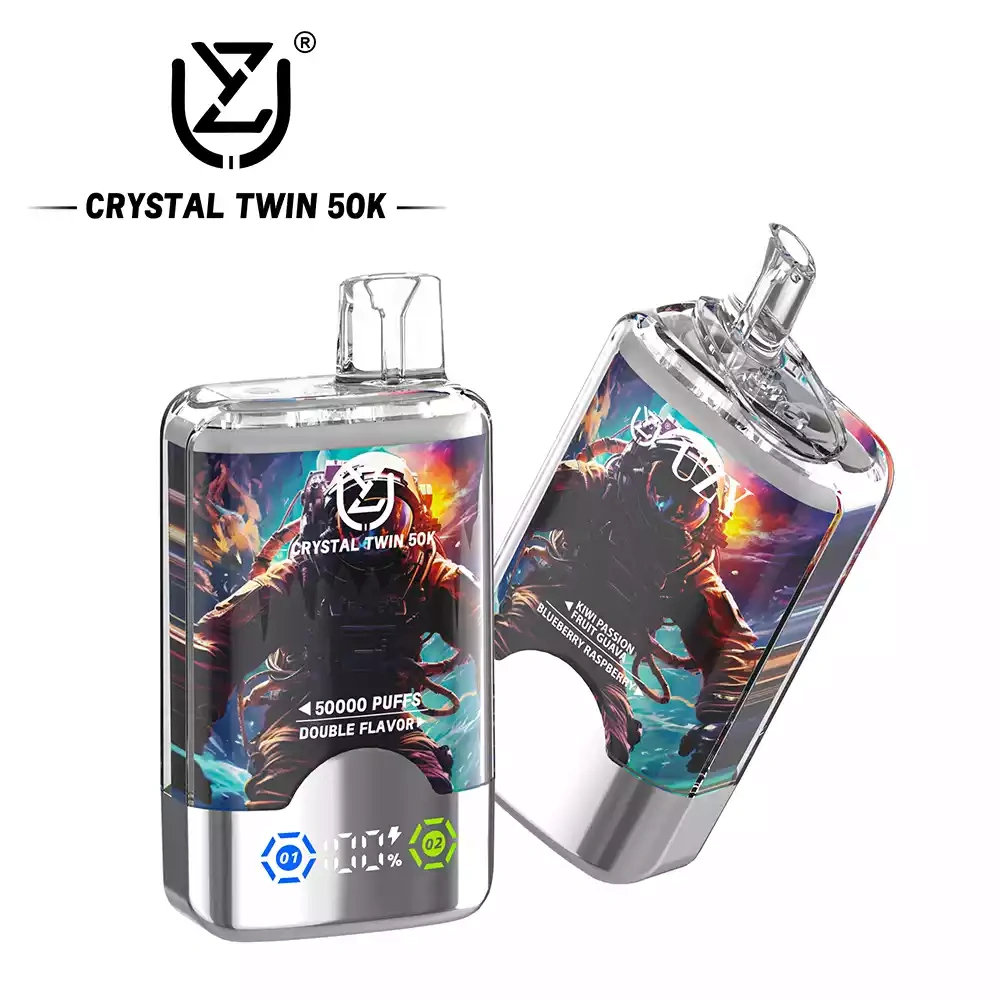 UZY CRYSTAL TWIN 50000 (Double Flavors) pufss