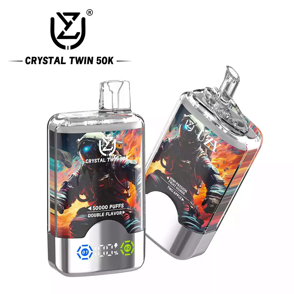 UZY CRYSTAL TWIN 50000 (Double Flavors) pufss