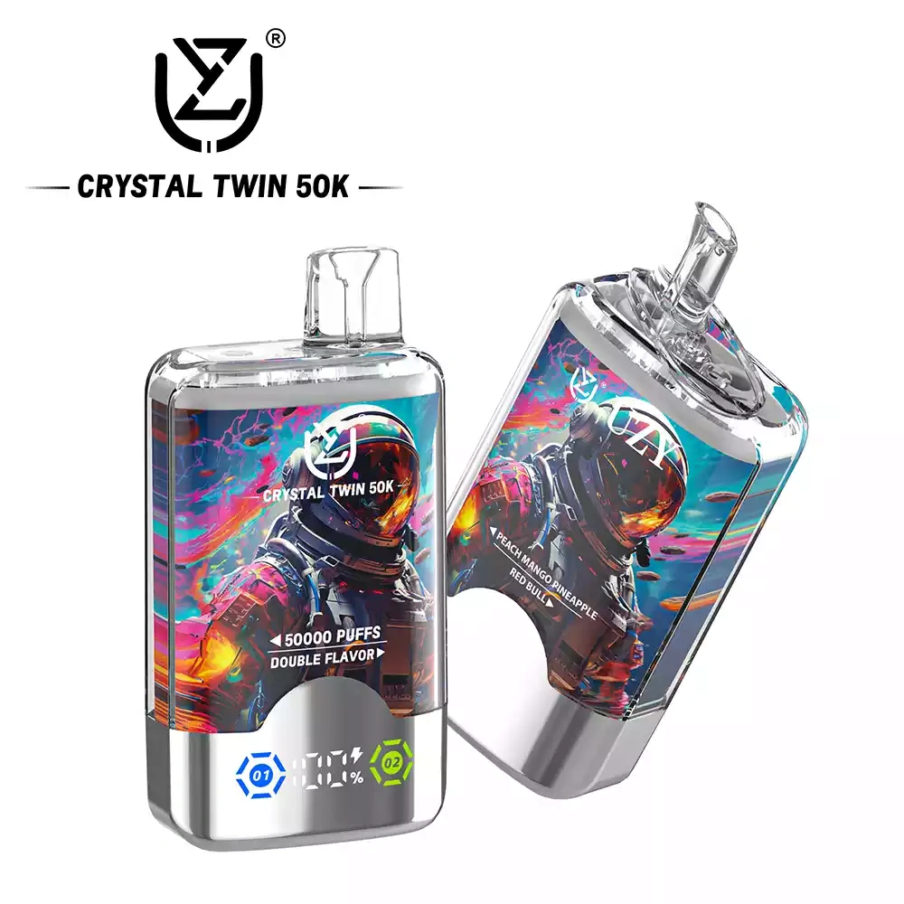 UZY CRYSTAL TWIN 50000 (Double Flavors) pufss