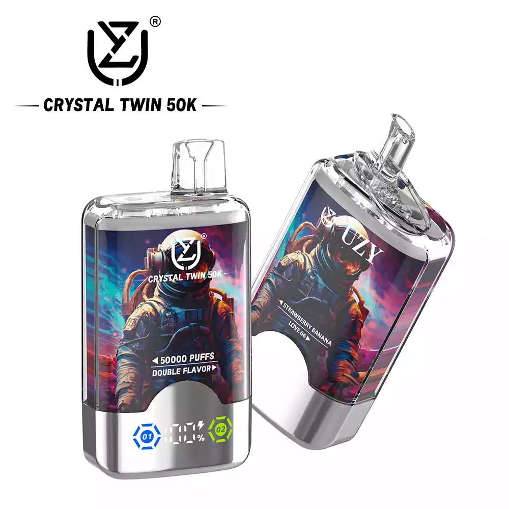 UZY CRYSTAL TWIN 50000 (Double Flavors) pufss
