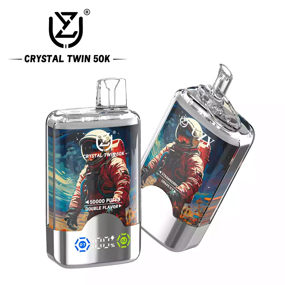 UZY CRYSTAL TWIN 50000 (Double Flavors) pufss