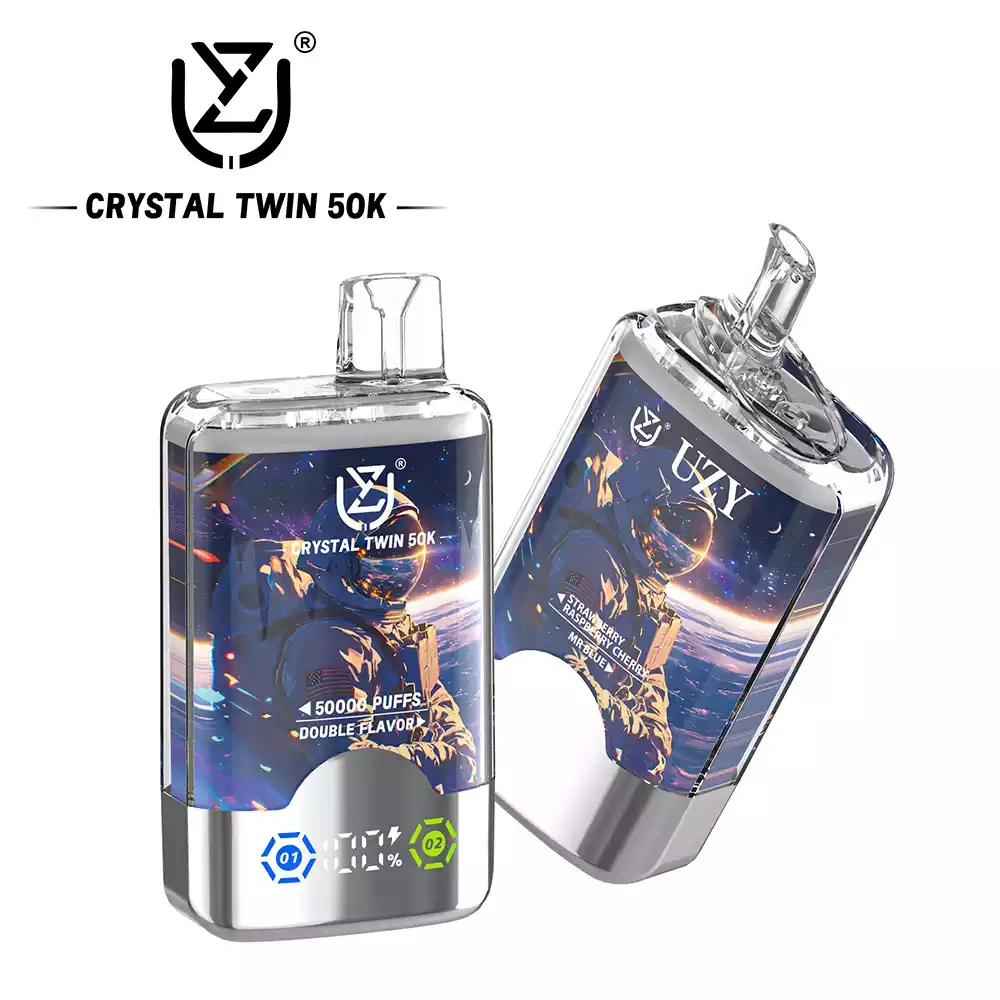 UZY CRYSTAL TWIN 50000 (Double Flavors) pufss