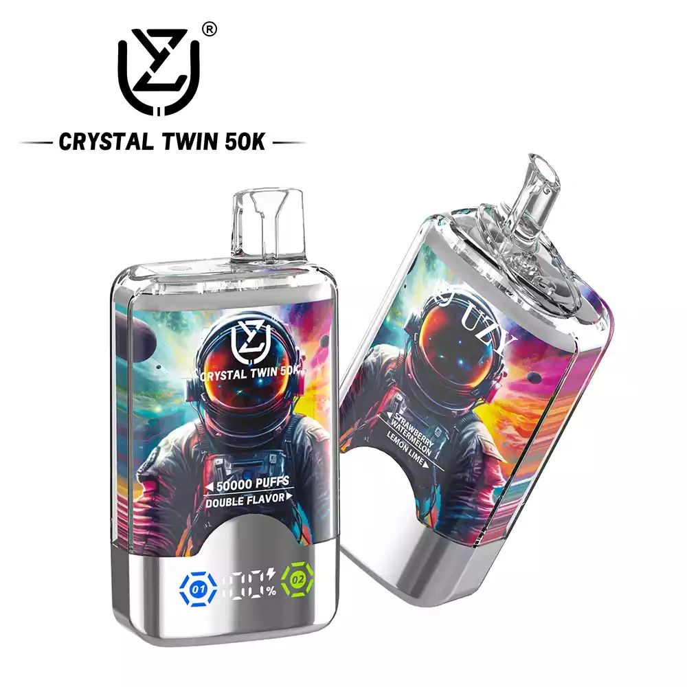 UZY CRYSTAL TWIN 50000 (Double Flavors) pufss