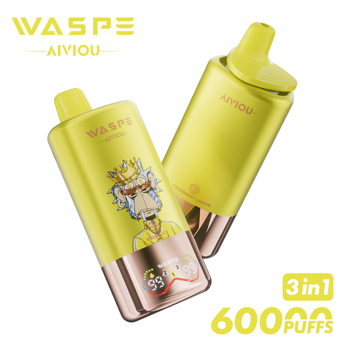WASPE 3 in 1 60000PUFFS pufss