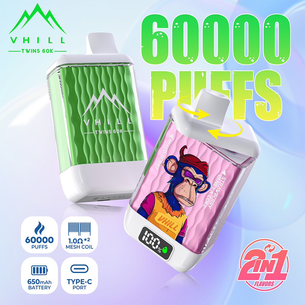 VHILL TWINS 60K 60000 Puffs