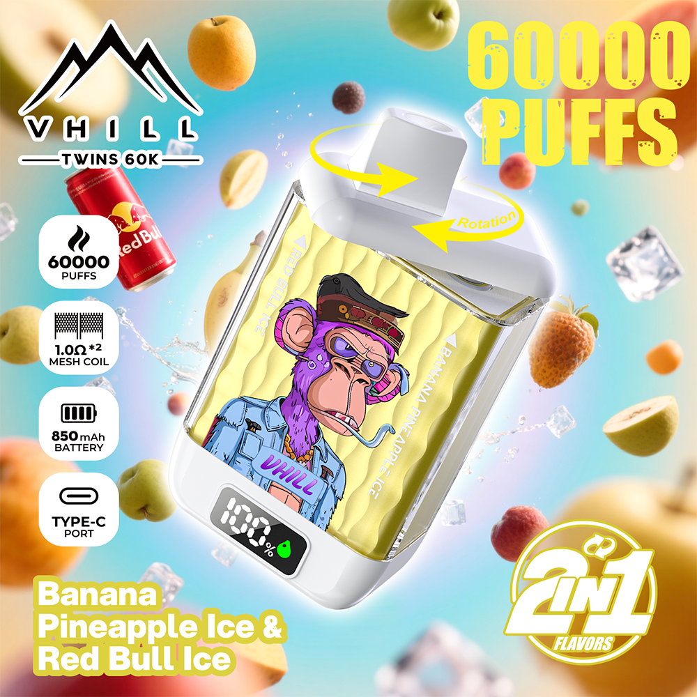 VHILL TWINS 60K 60000 Puffs
