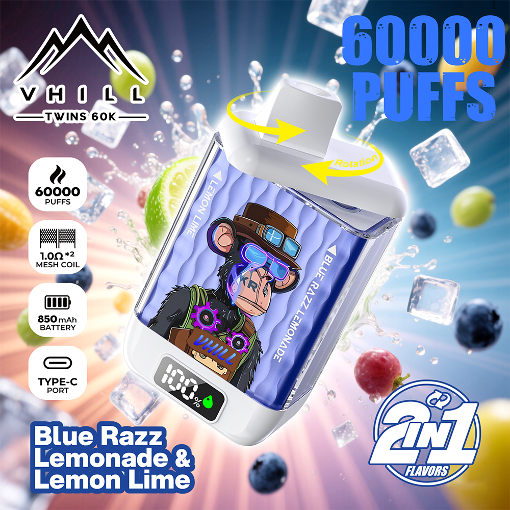 VHILL TWINS 60K 60000 Puffs