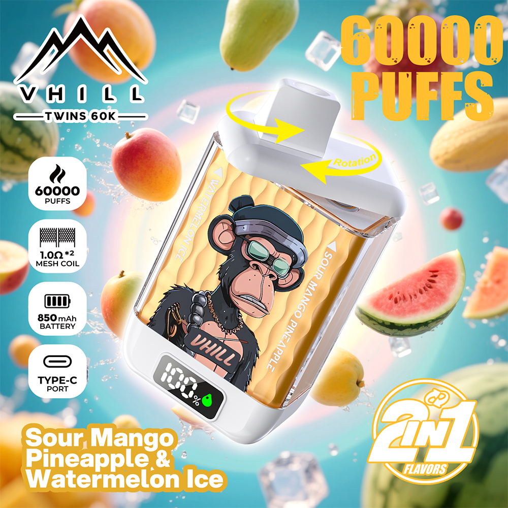 VHILL TWINS 60K 60000 Puffs
