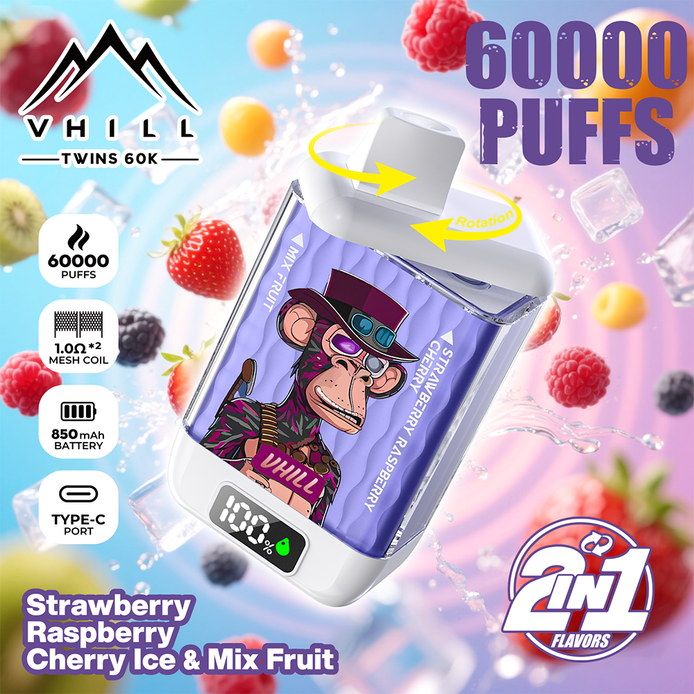 VHILL TWINS 60K 60000 Puffs