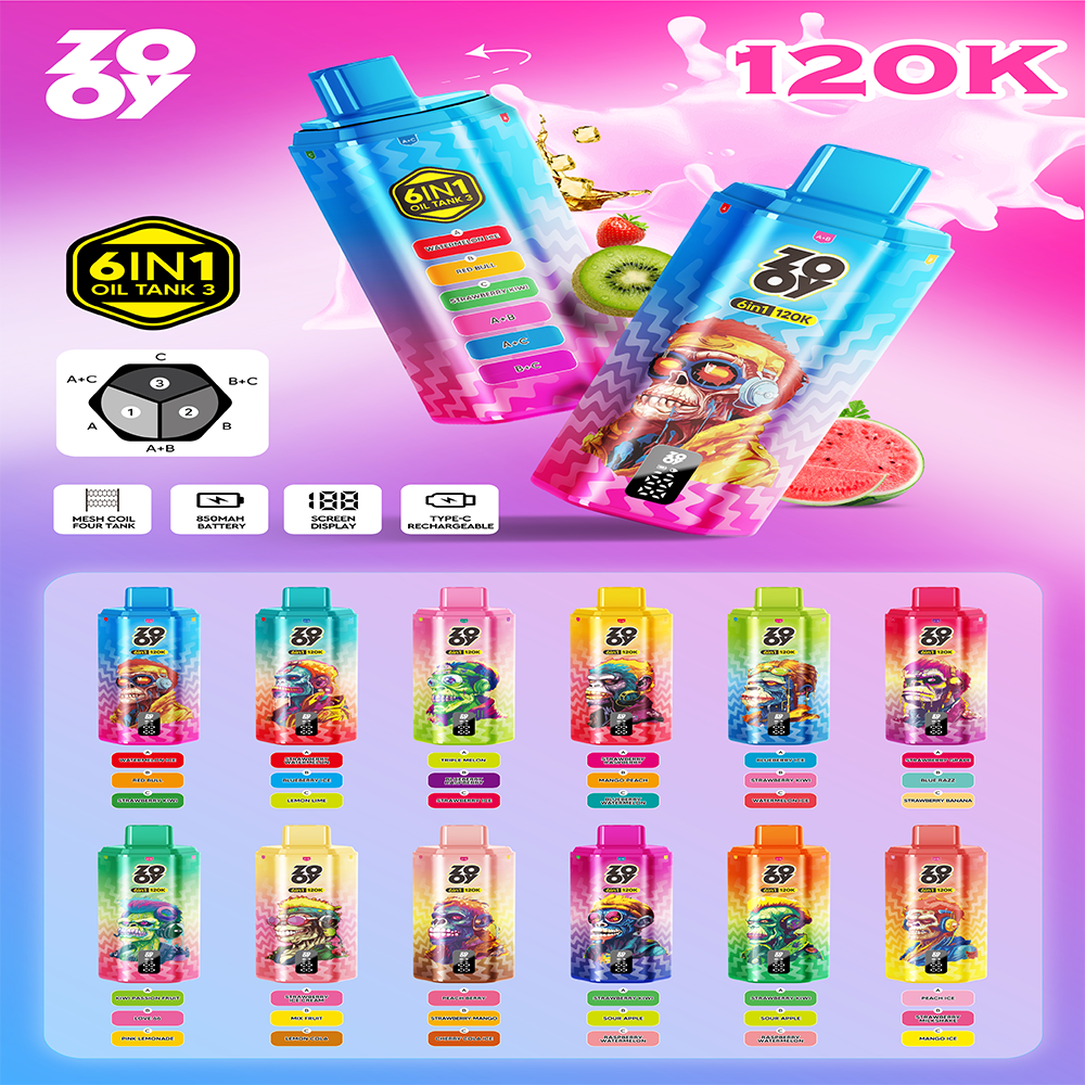 ZOOY 6IN1 120K Pufss
