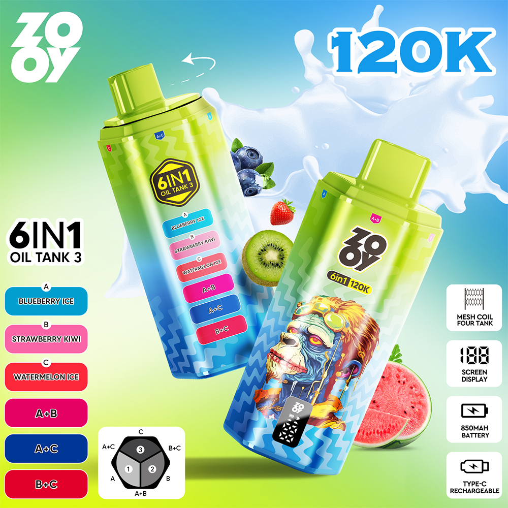 ZOOY 6IN1 120K Pufss