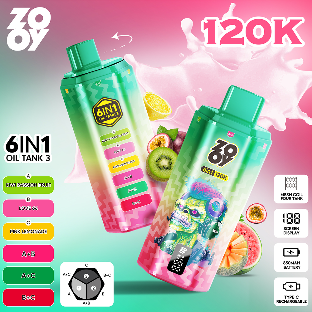 ZOOY 6IN1 120K Pufss