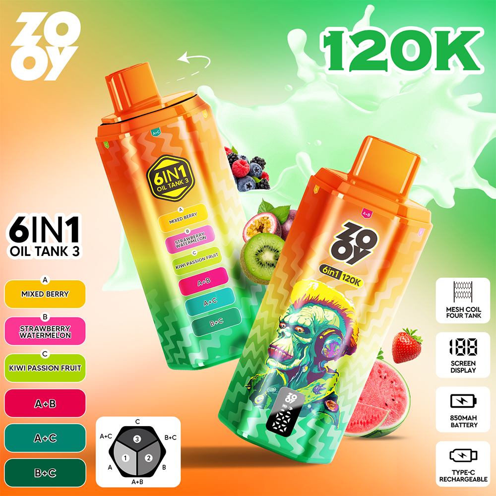ZOOY 6IN1 120K Pufss