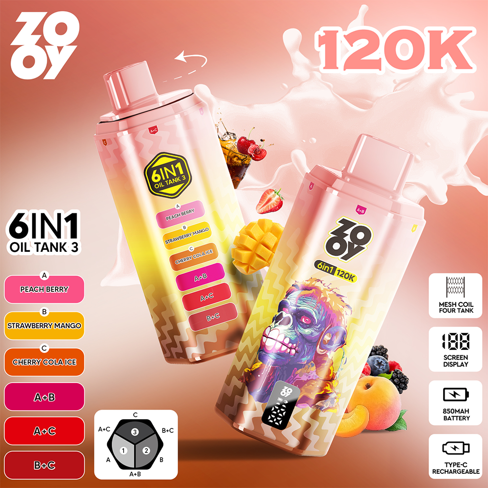 ZOOY 6IN1 120K Pufss