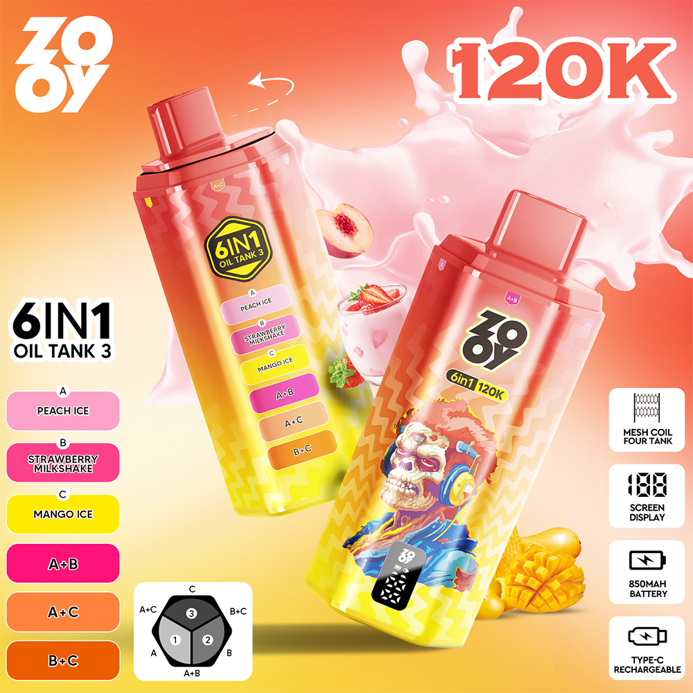 ZOOY 6IN1 120K Pufss