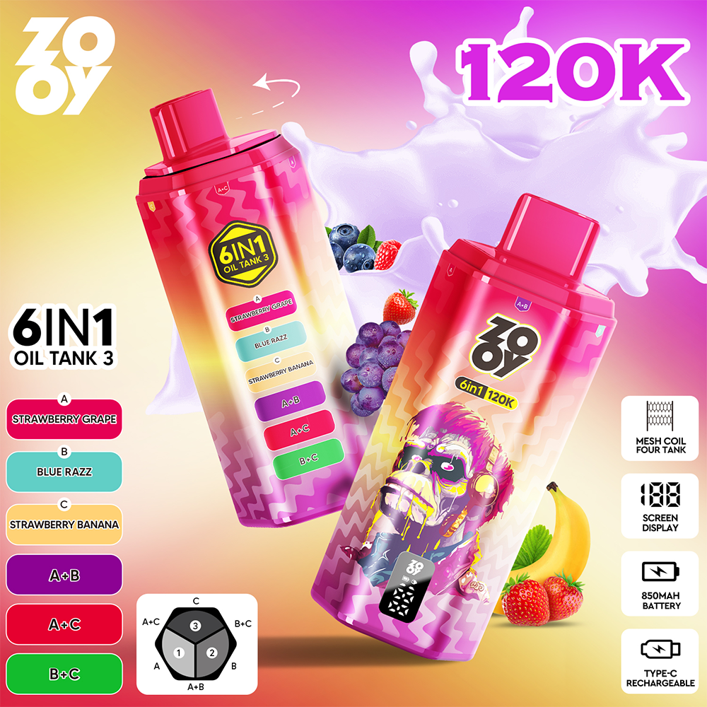 ZOOY 6IN1 120K Pufss