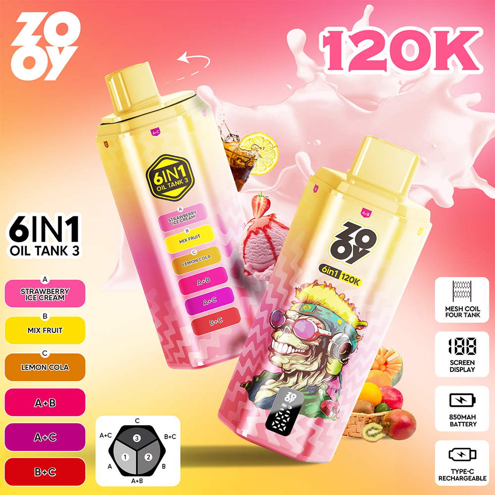 ZOOY 6IN1 120K Pufss