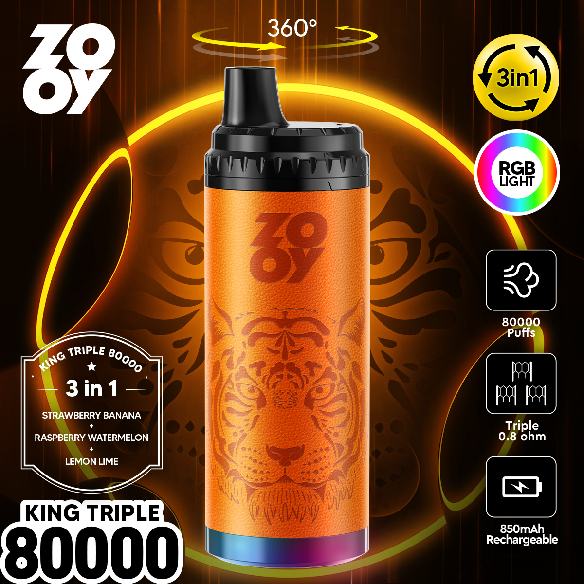 zooyking triple 80000 Pufss
