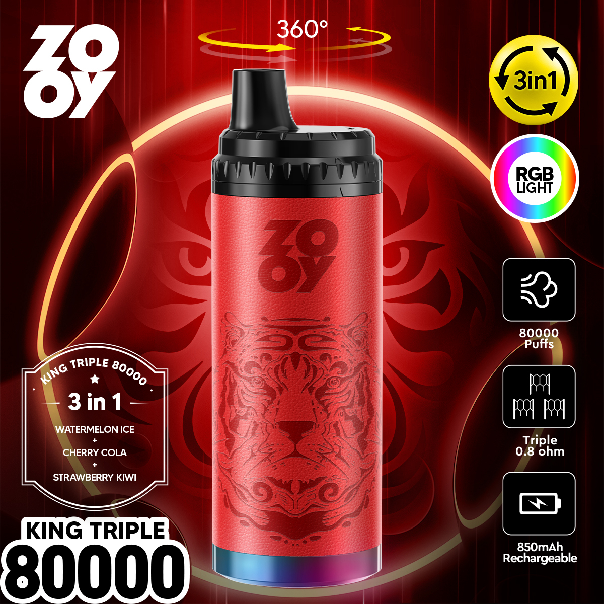 zooyking triple 80000 Pufss