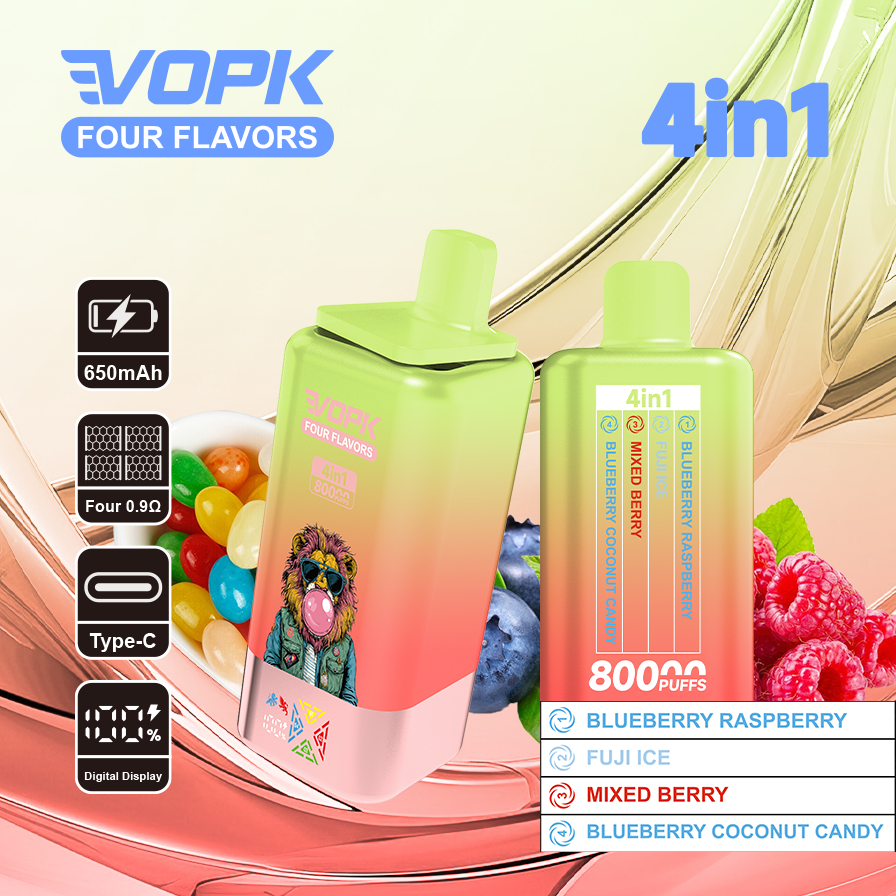 VOPK Four flavors 80000 puffs