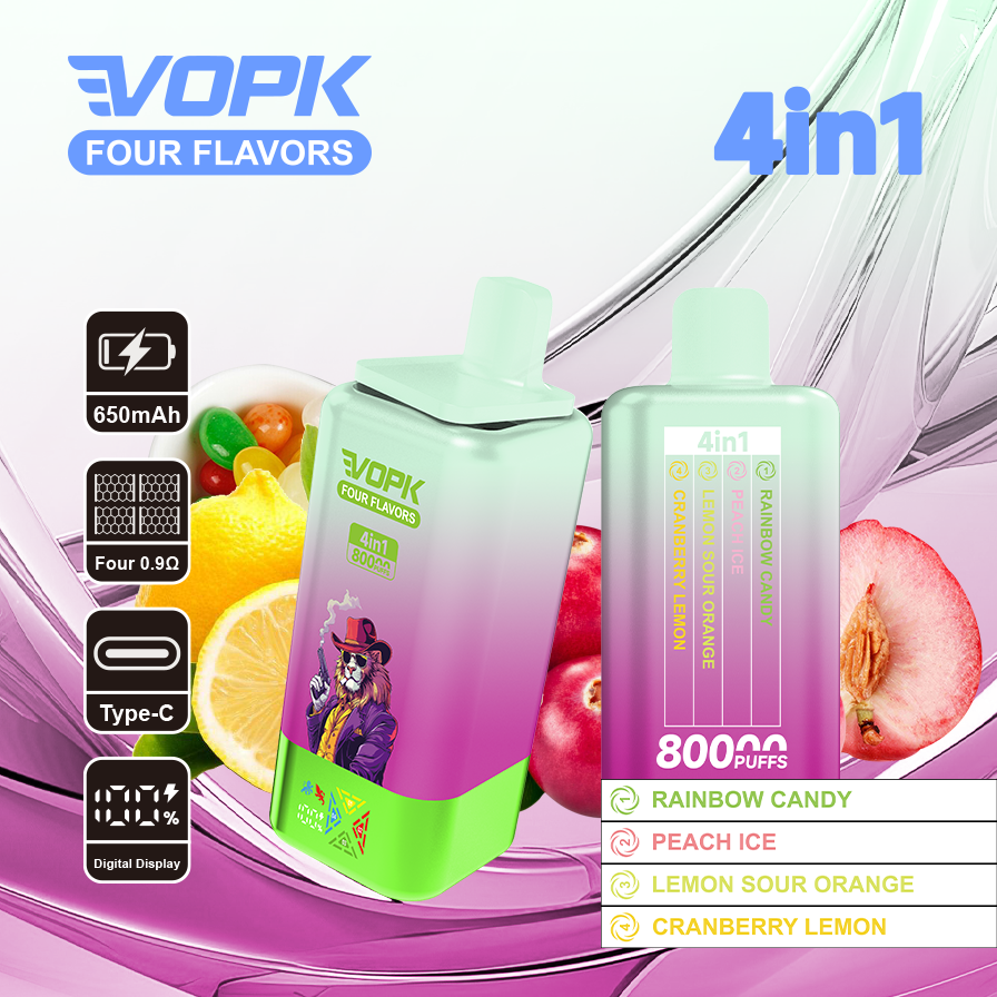 VOPK Four flavors 80000 puffs