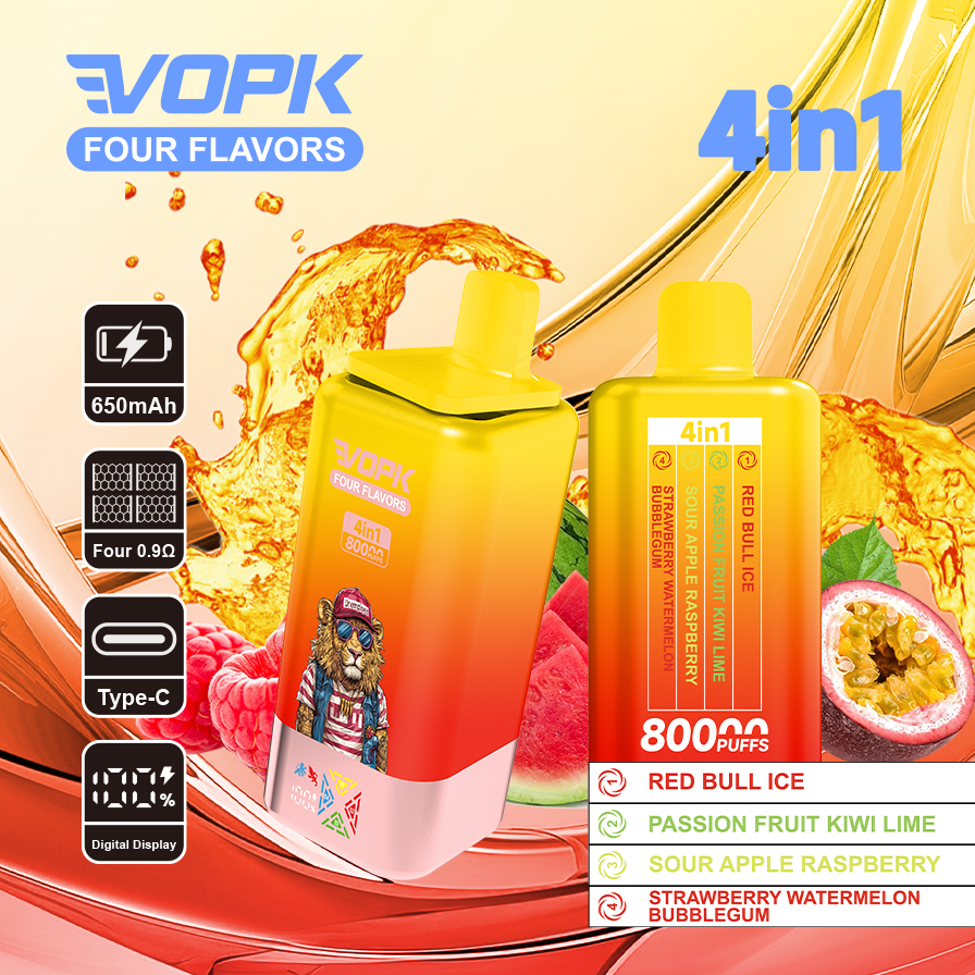 VOPK Four flavors 80000 puffs