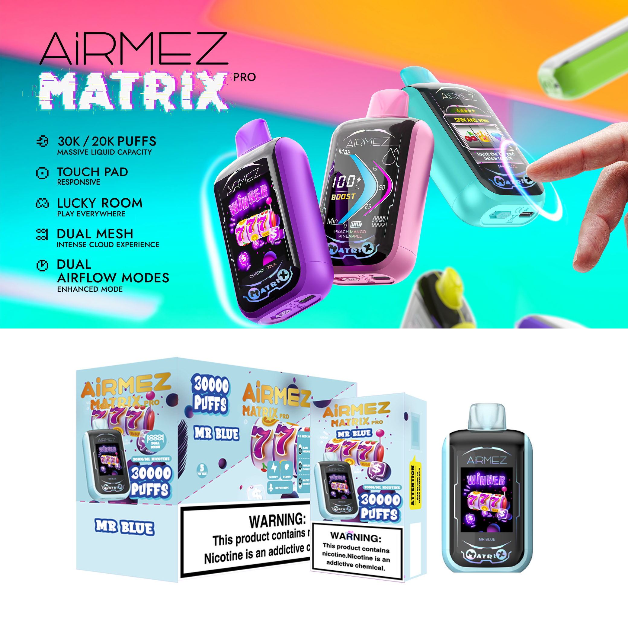 AIRMEZ Matrix 30K pufss