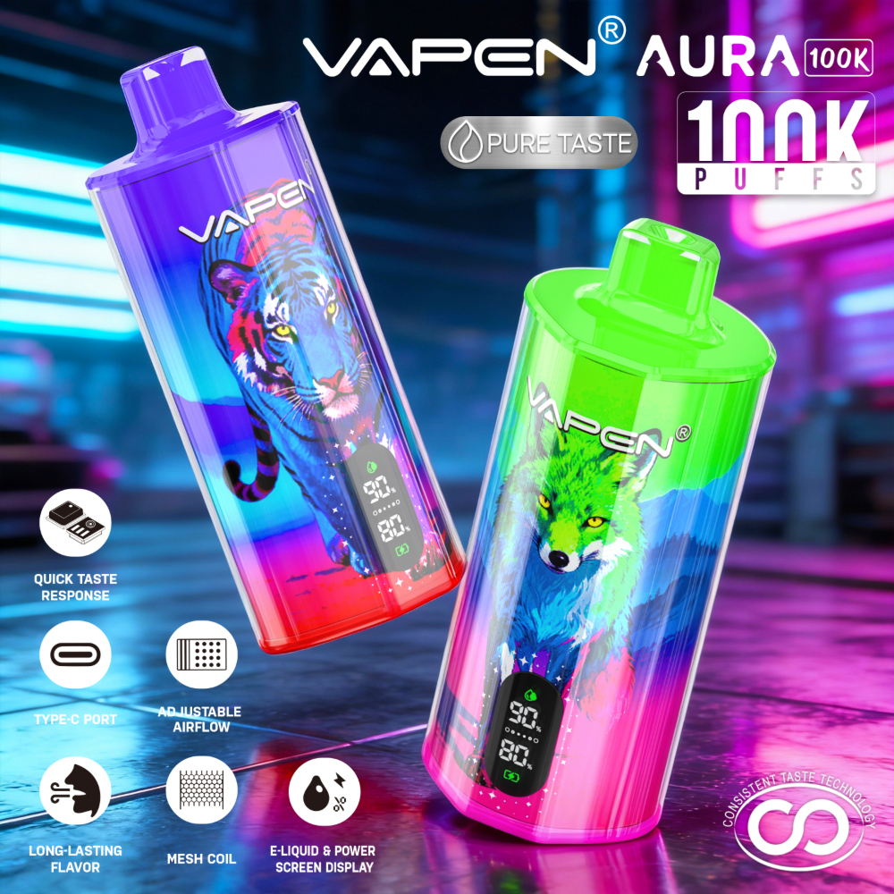 VAPEN AURA 100K pufss