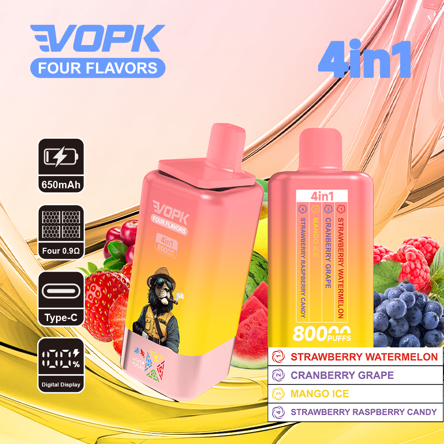 VOPK Four flavors 80000 puffs