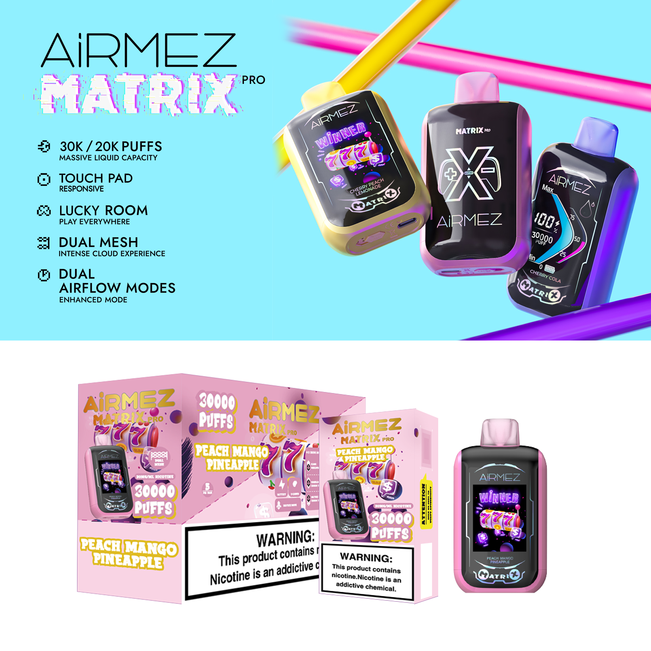 AIRMEZ Matrix 30K pufss