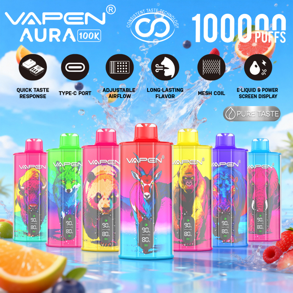 VAPEN AURA 100K pufss