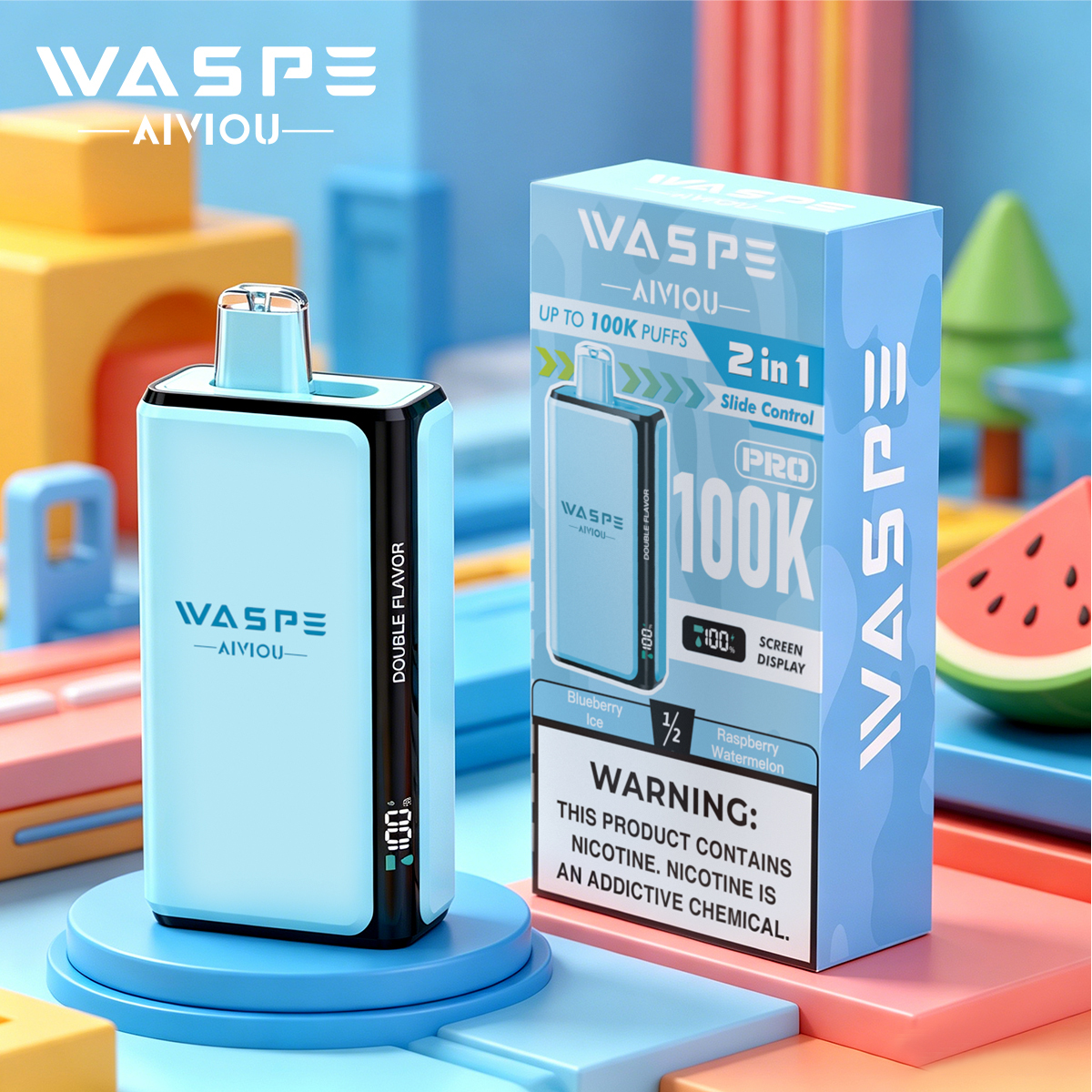 WASPE Double Flavor 100K Pro PUFFS