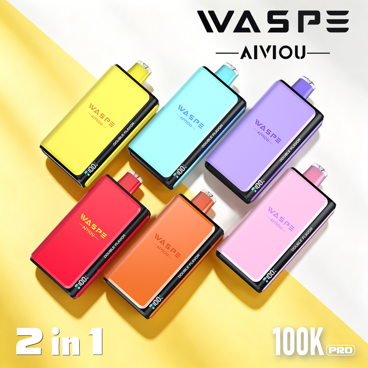 WASPE Double Flavor 100K Pro PUFFS