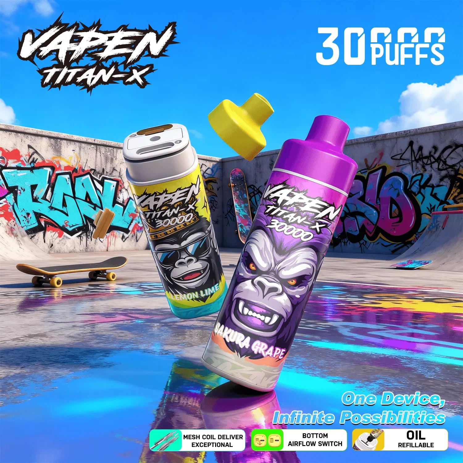 VAPEN TITAN-X  30000PUFFS
