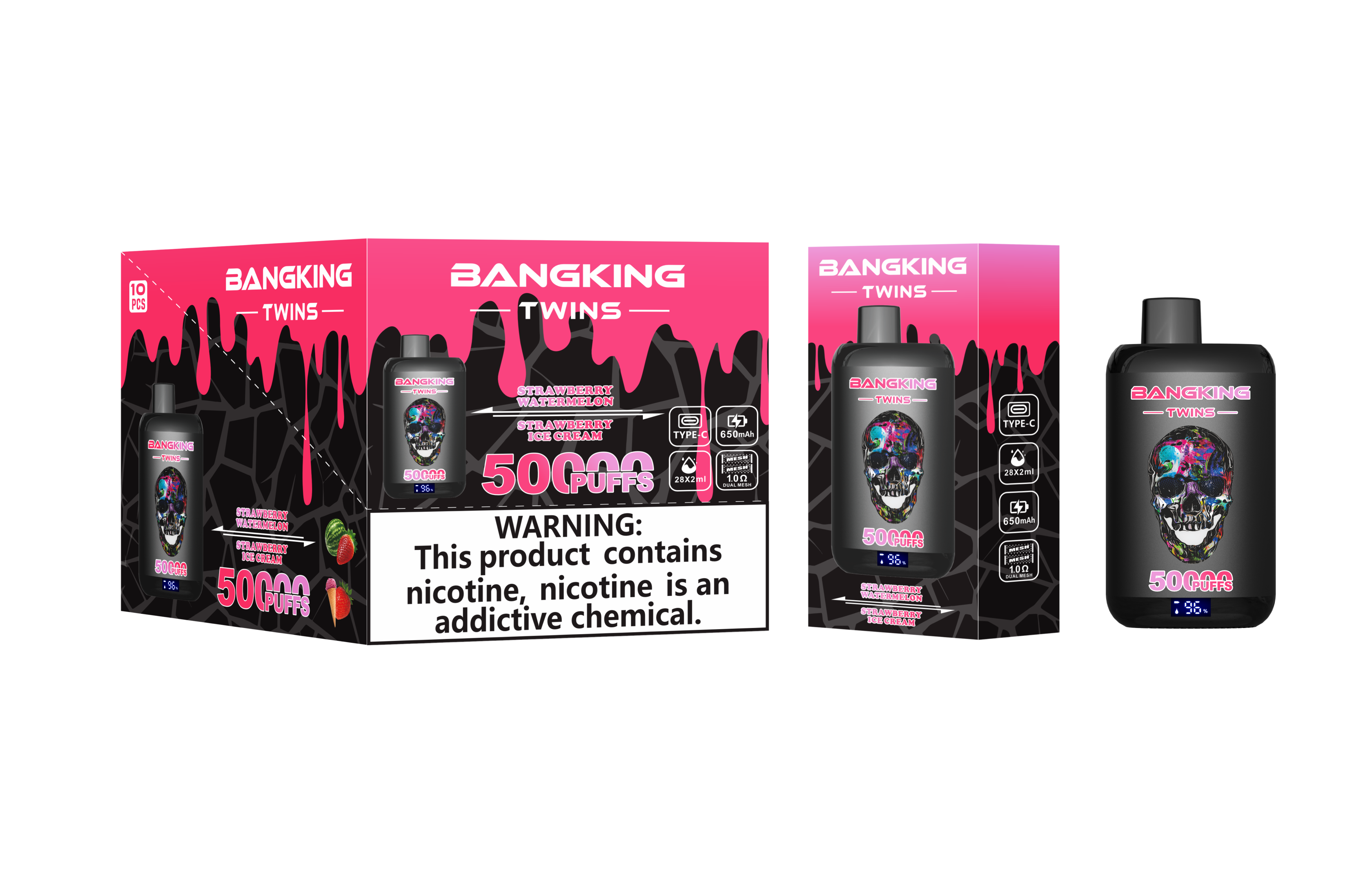 54 Bang king twins 50K-DSK054 puffs