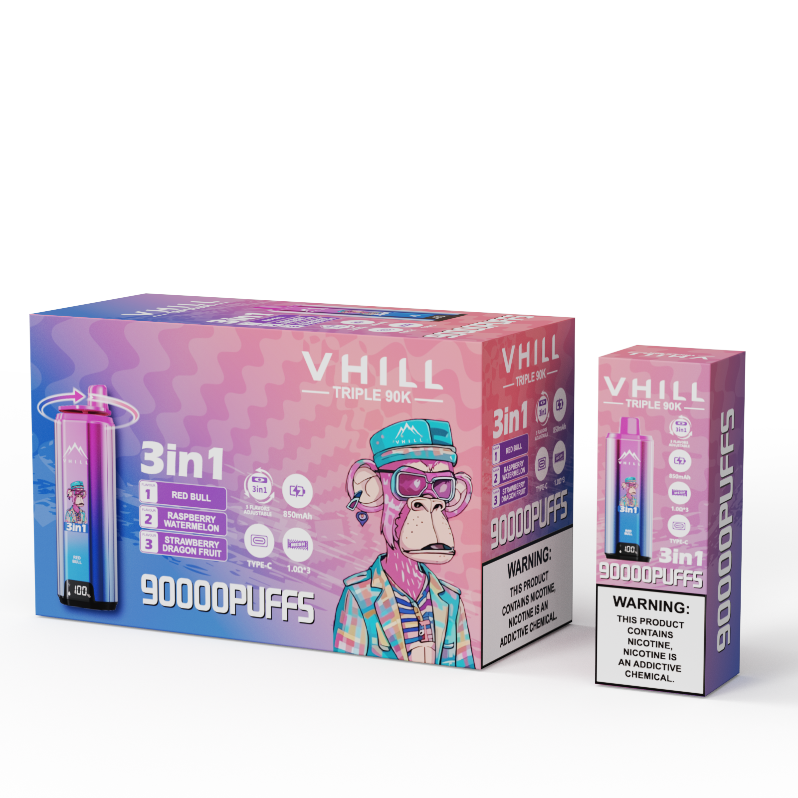 VHILL TRIPLE 90K 90000 Puffs
