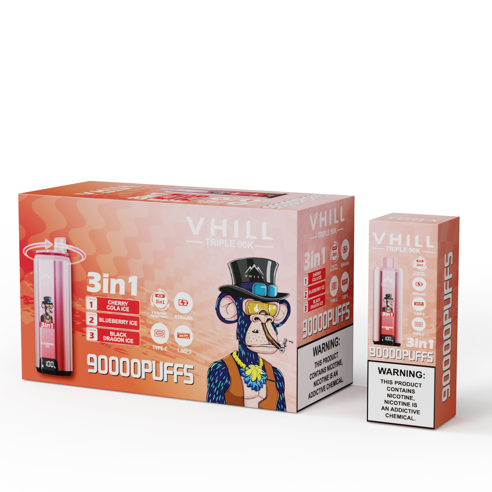 VHILL TRIPLE 90K 90000 Puffs