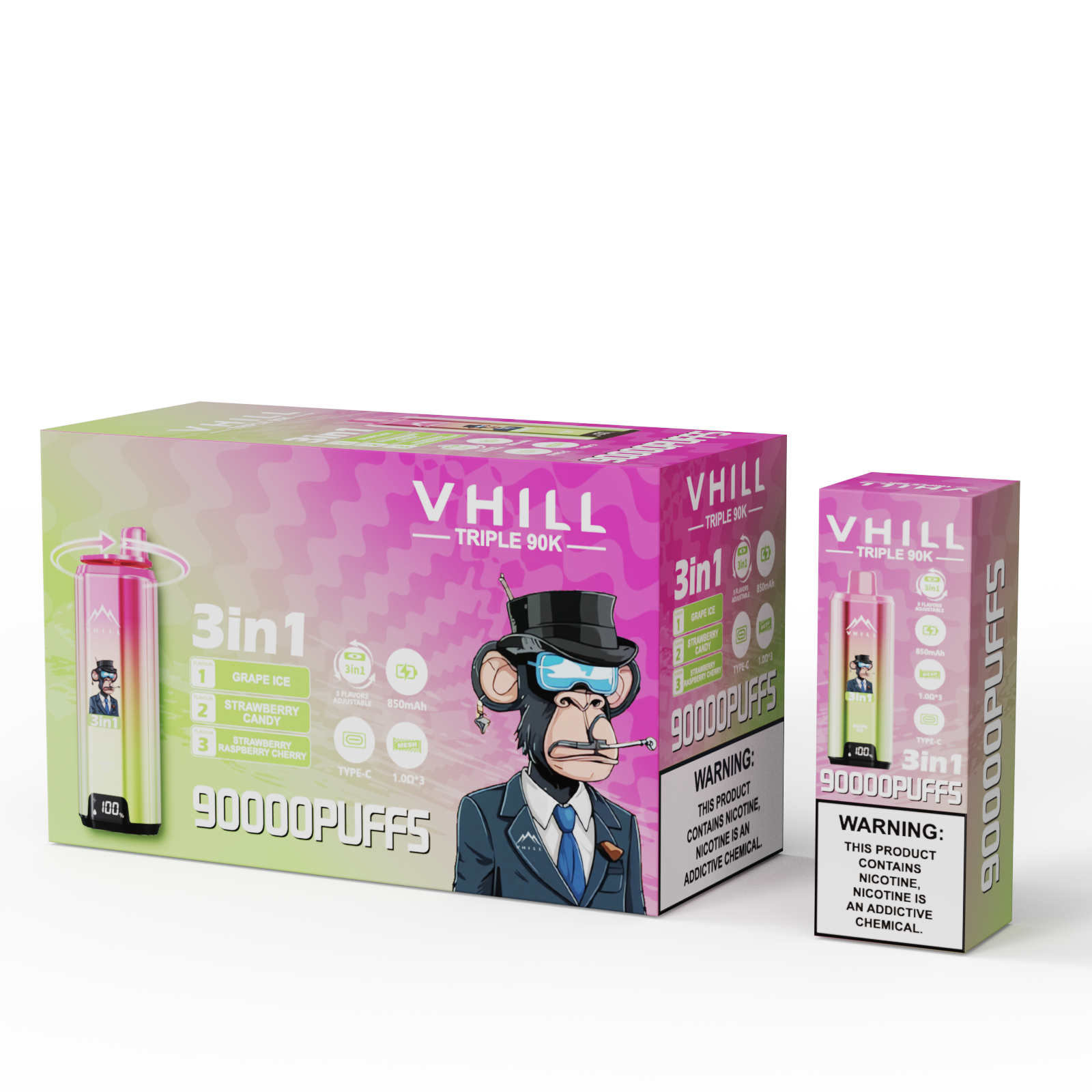VHILL TRIPLE 90K 90000 Puffs