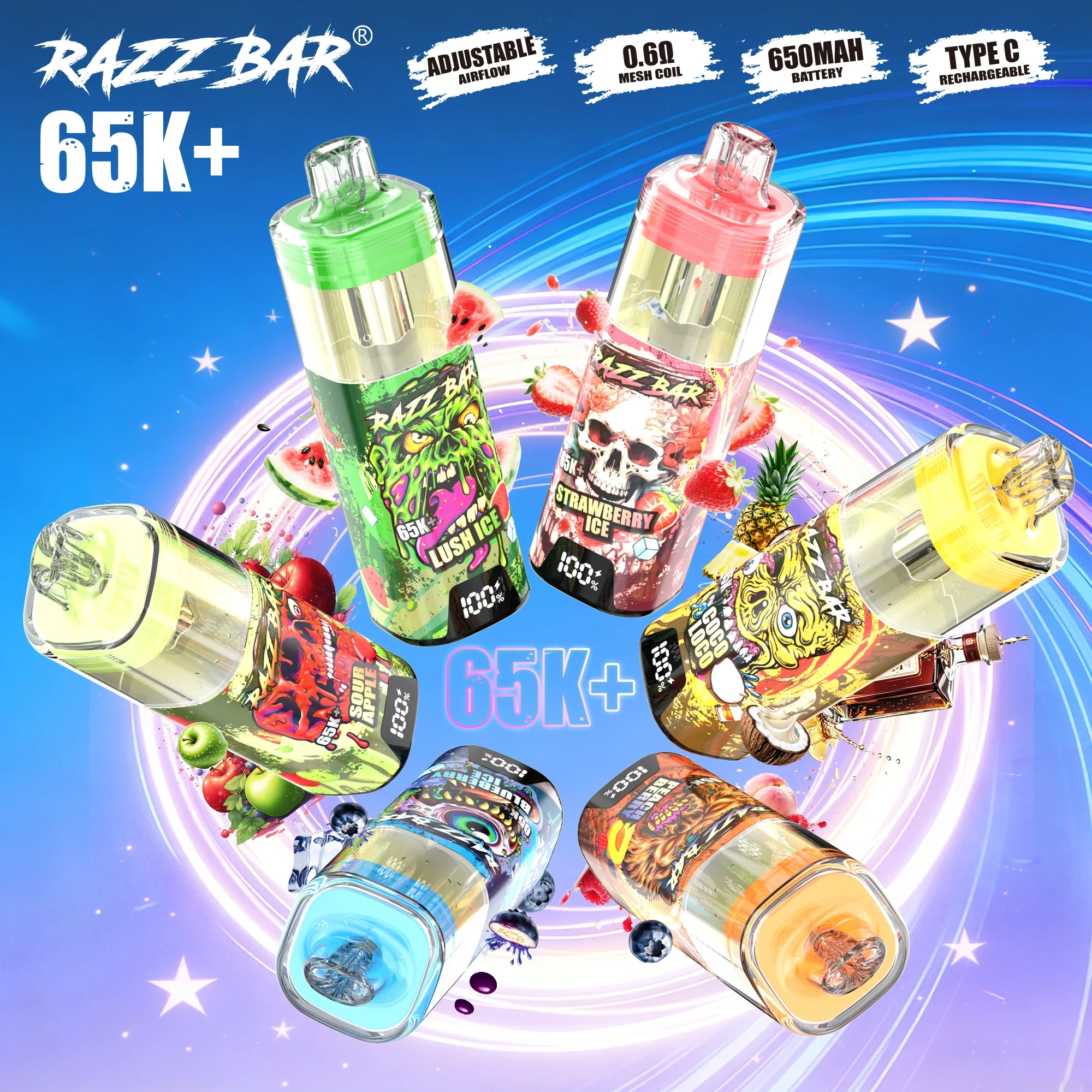 RAZZ BAR 65K+ Puffs