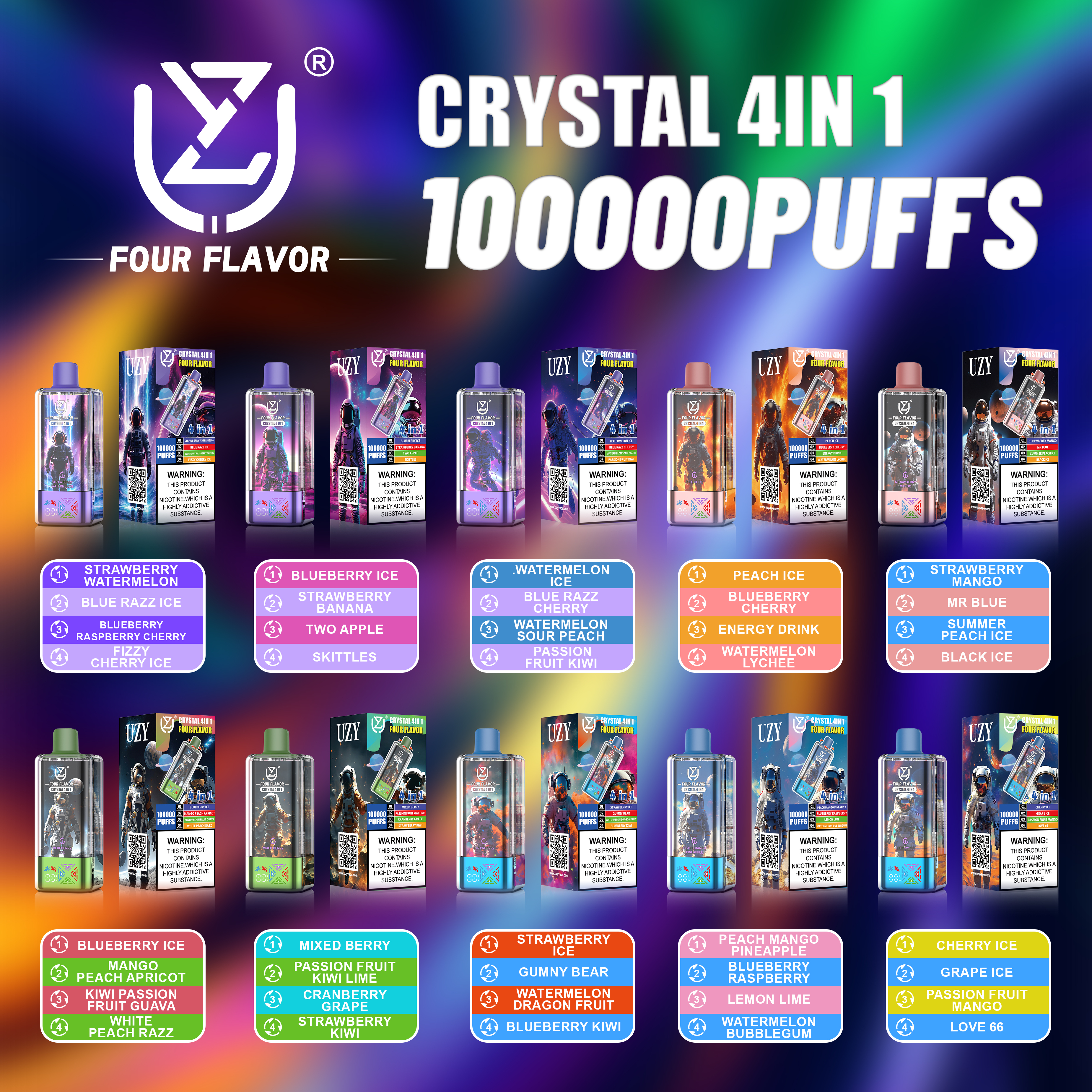 UZY Crystal 4in1 puffs