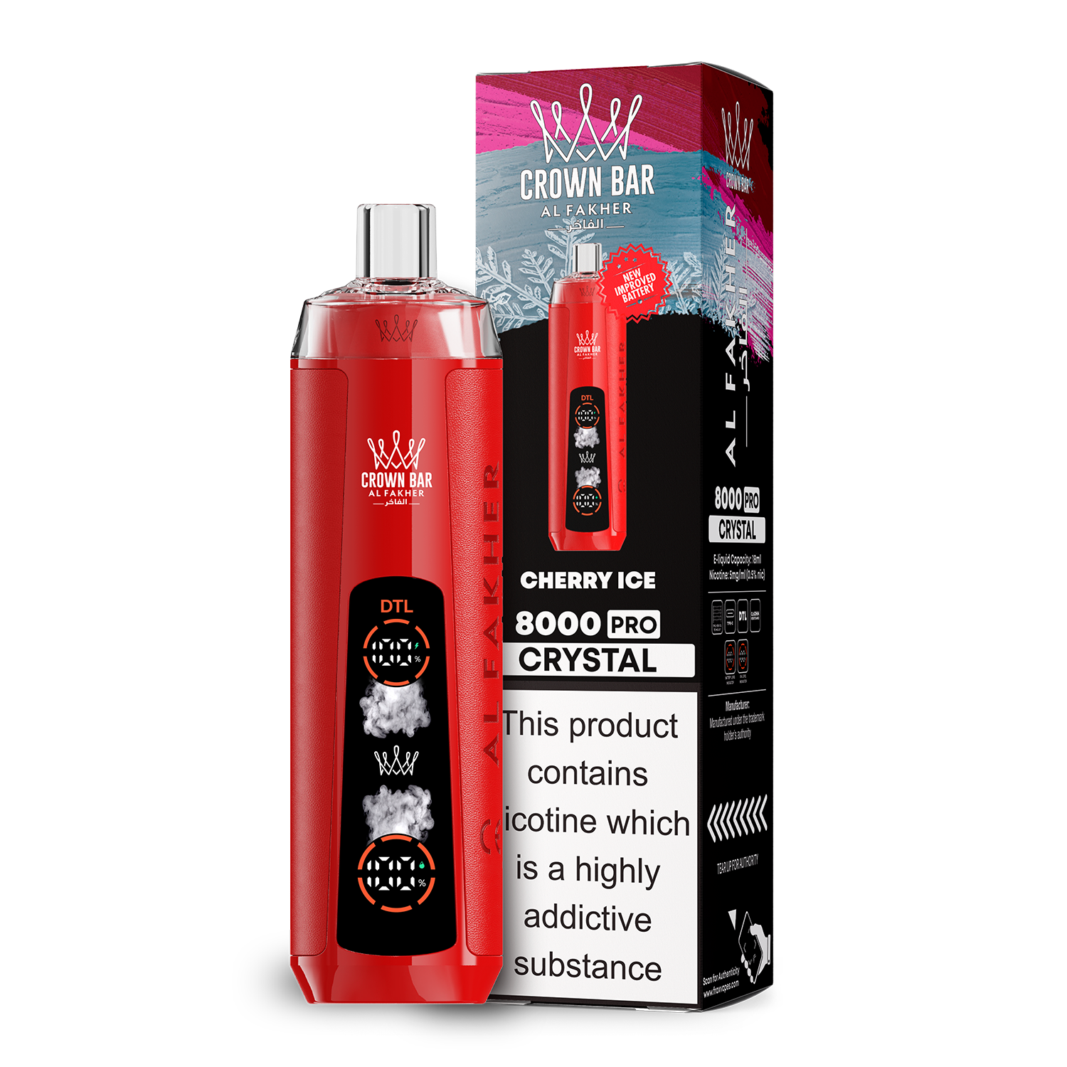 AL FAKHER Crystal 8000 Puff Vape