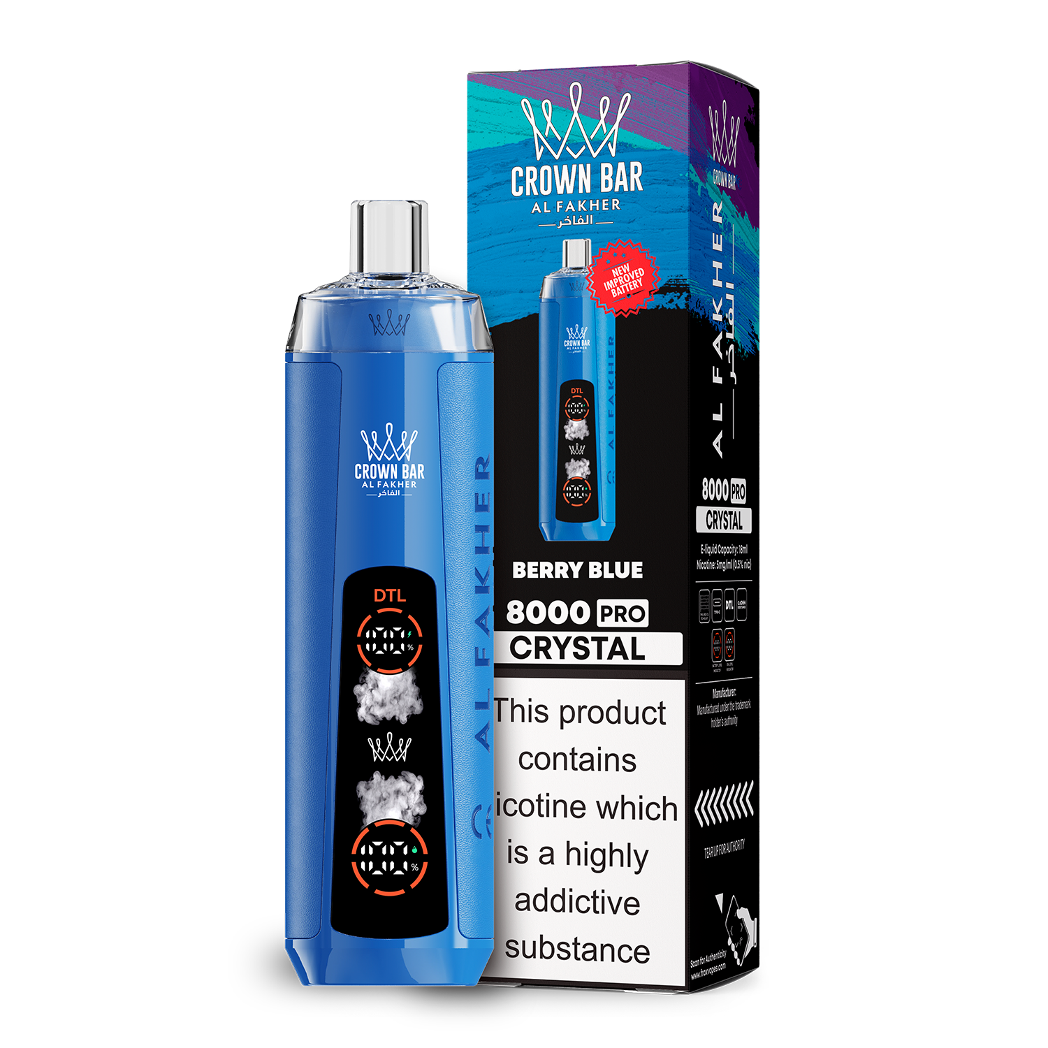 AL FAKHER Crystal 8000 Puff Vape